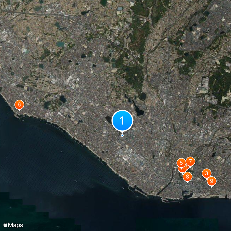 Nishi-Akashi Station Map
