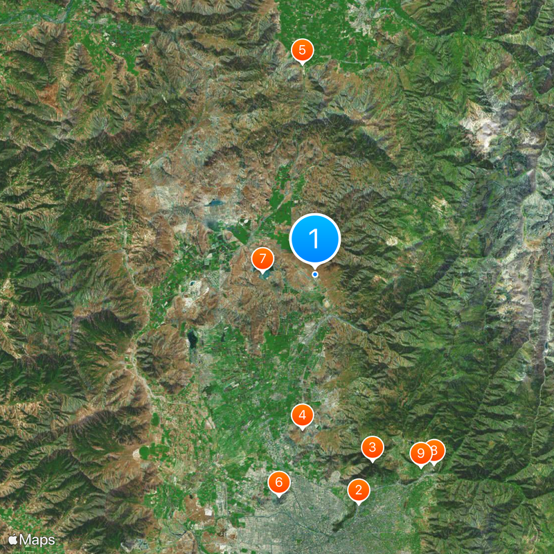 Special Operations Brigade "Lautaro" Map