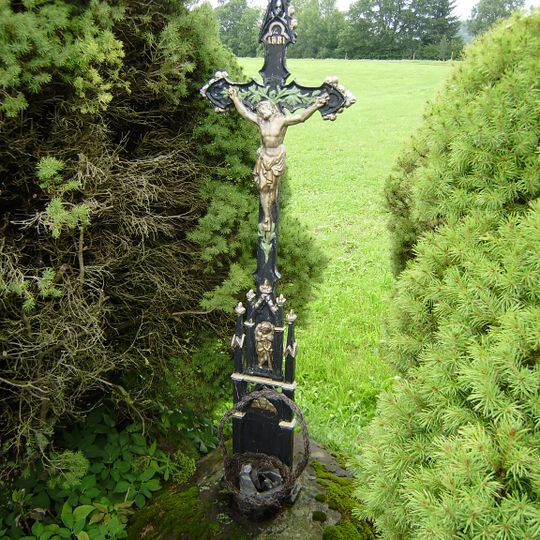Gusseisenkruzifix Harratried in Röthenbach im Allgäu