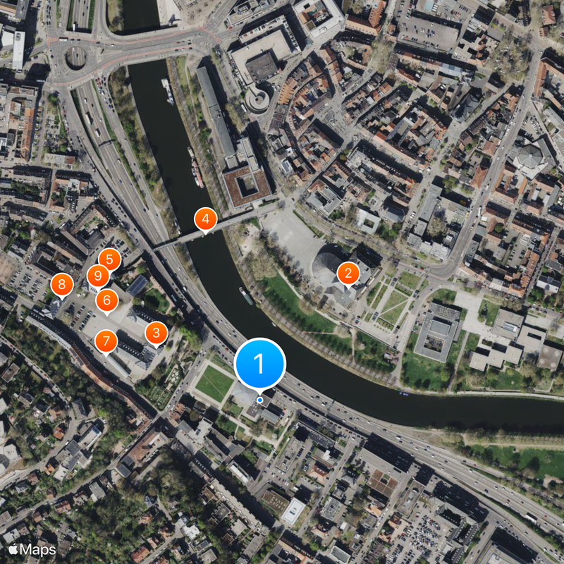 Landtag of Saarland Mapa