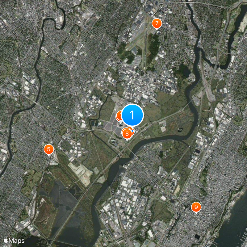 American Dream Meadowlands Map