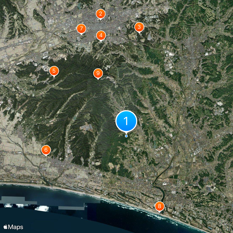 Château de Haut Tenjin Carte