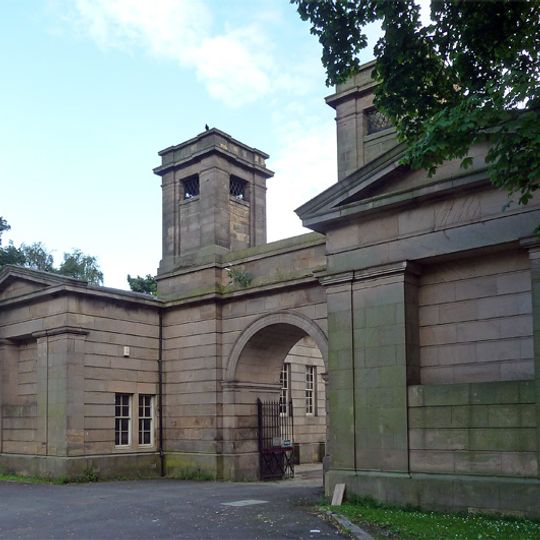 Entrance Archway, Pair Of Chapel Lodges, Walls And Gates To Jesmond Cemetery