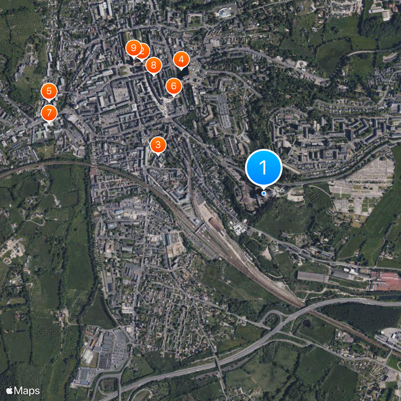 Basilica of Sainte-Thérèse, Lisieux Map