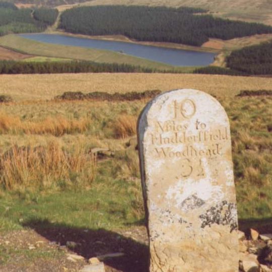 10 Miles Post, 1 Mile North Of Holme Moss Summit