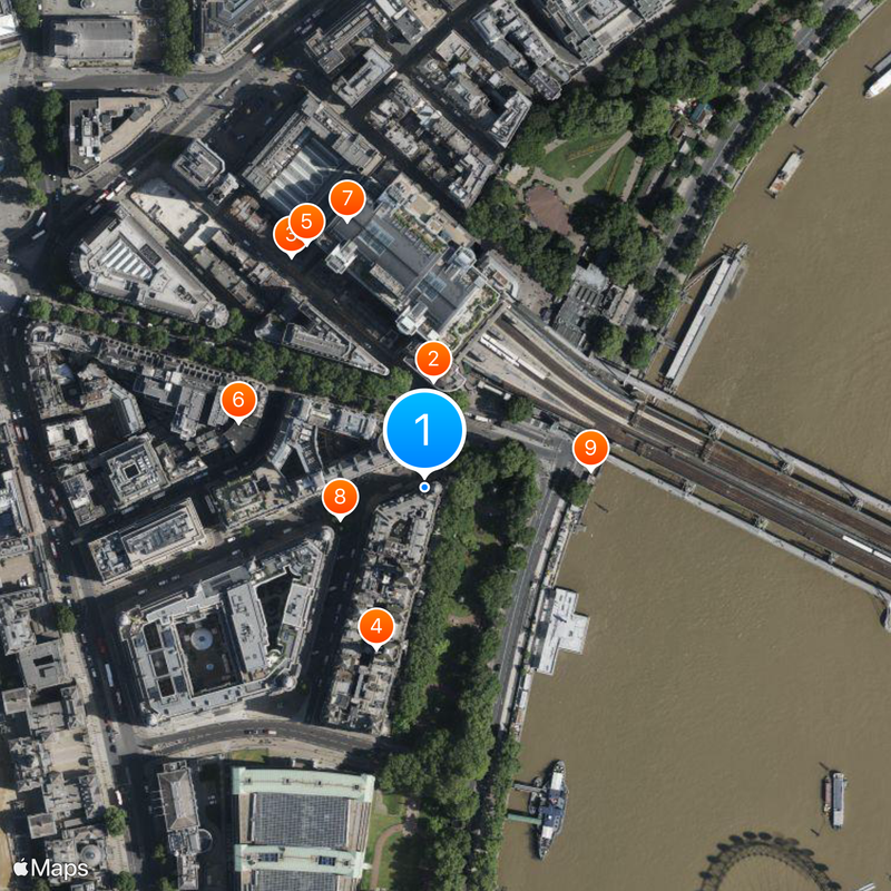 National Liberal Club Mappa