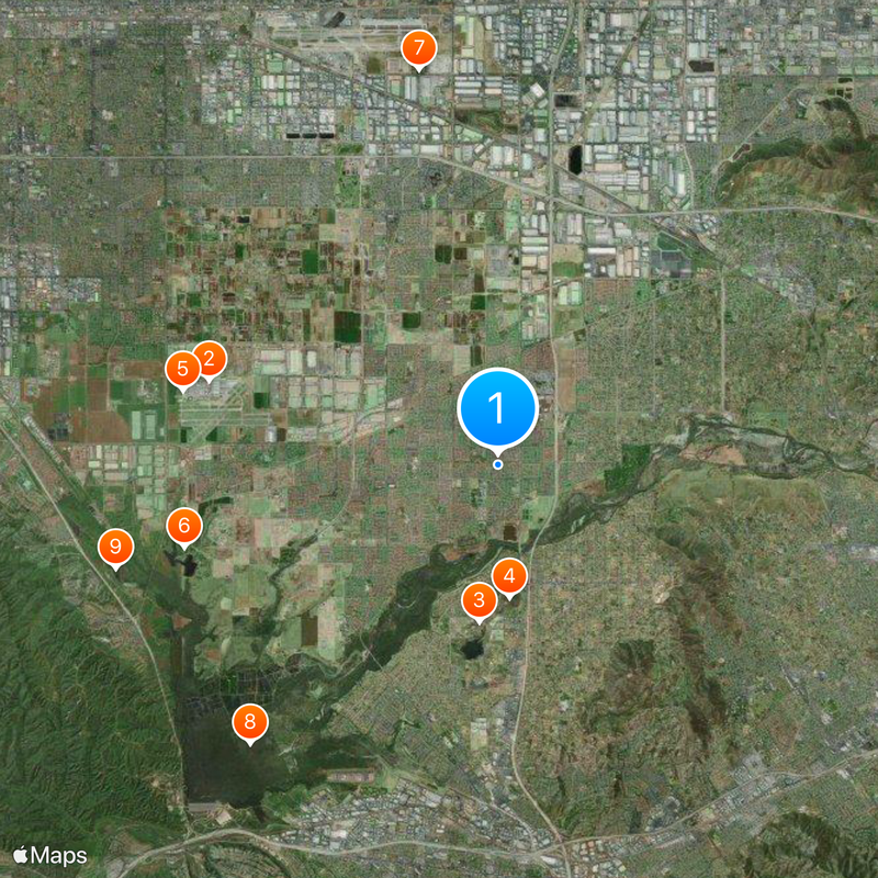Eastvale Map