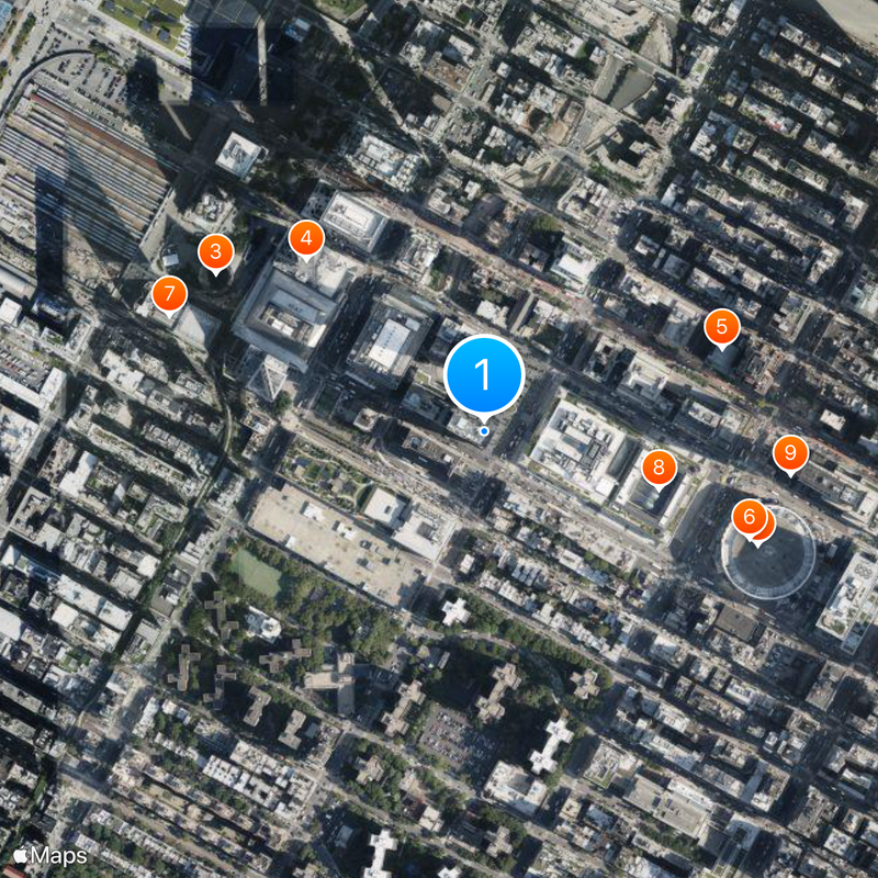 Manhattan West Map