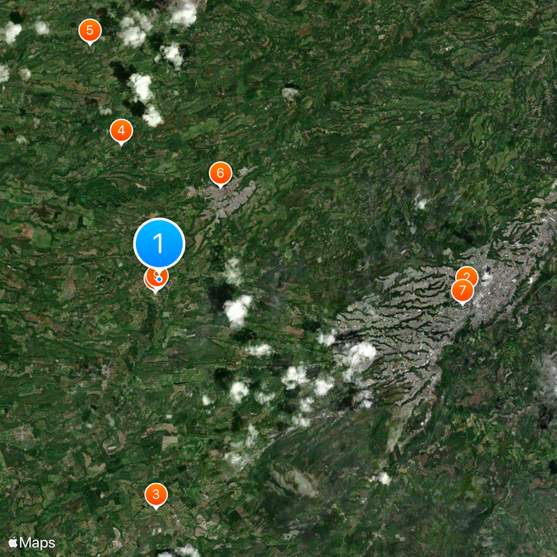 National Coffee Park Mappa