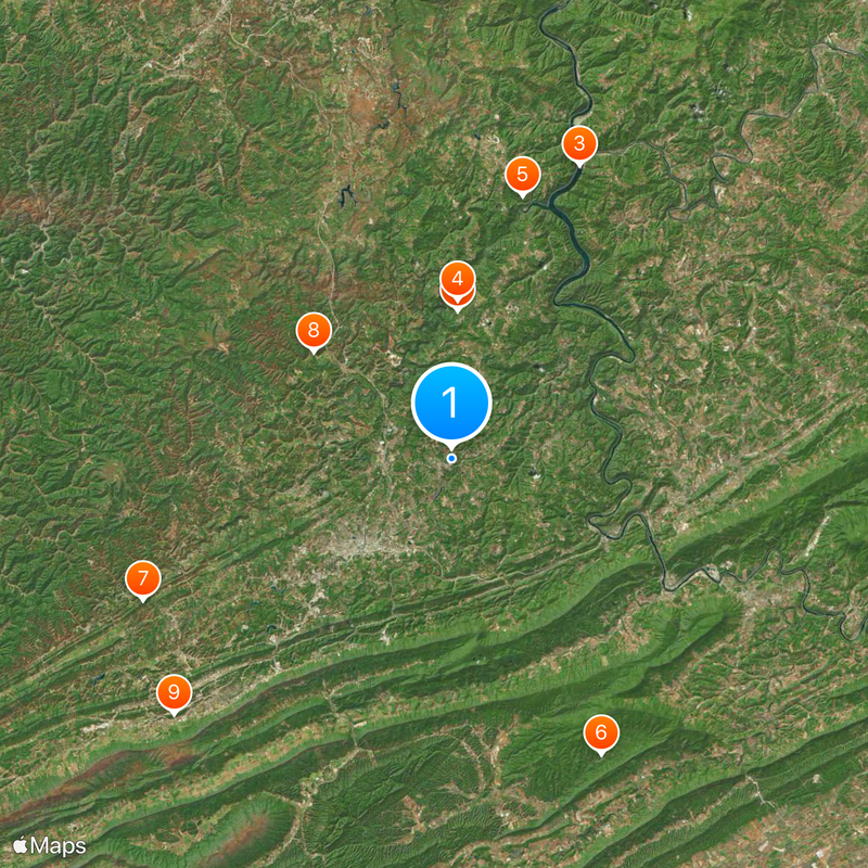 Concord University Map