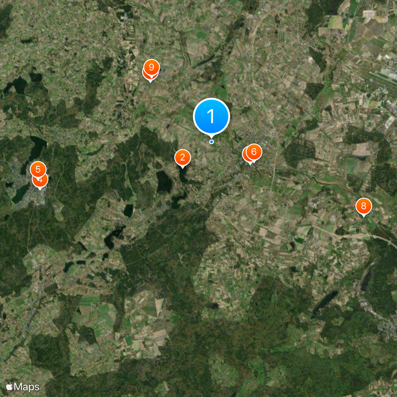 Korytarz polski Mapa