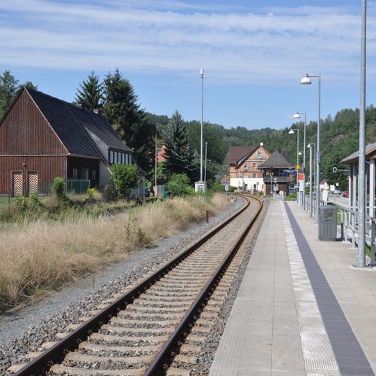 Müglitztalbahn ; Bahnhof Niederschlottwitz Schlottwitz