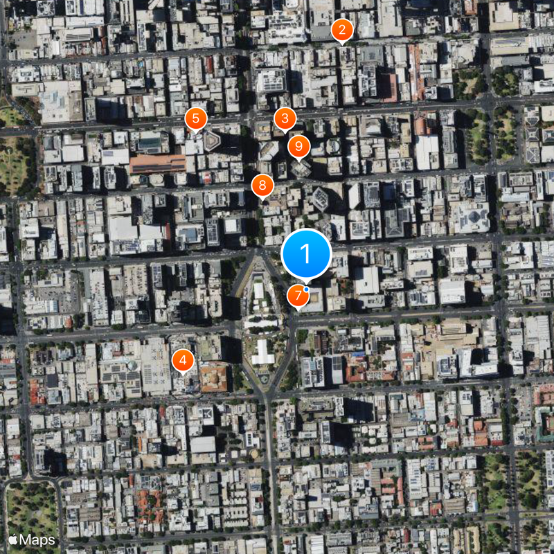 Torrens University Australia Map