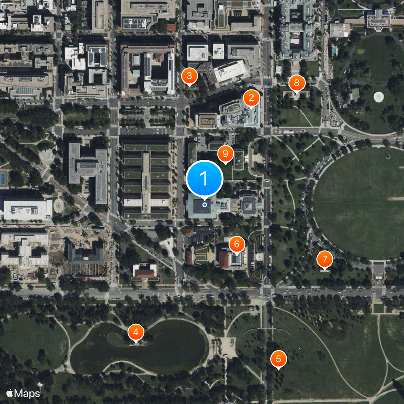 DAR Constitution Hall Mappa