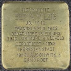 Stolperstein à la mémoire de Berta Wilzig
