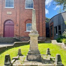 North Obelisk In Front Of Akeman Street Baptist Church