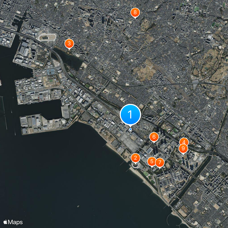 ÆON MALL Makuhari New City Map