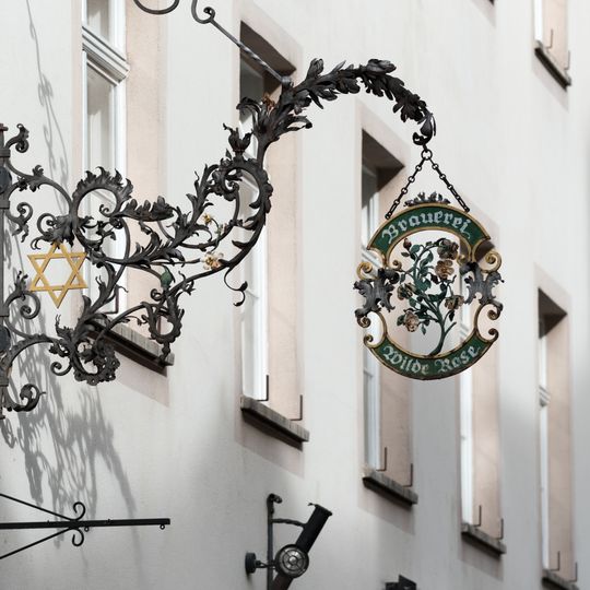 Schmiedeeiserner Ausleger