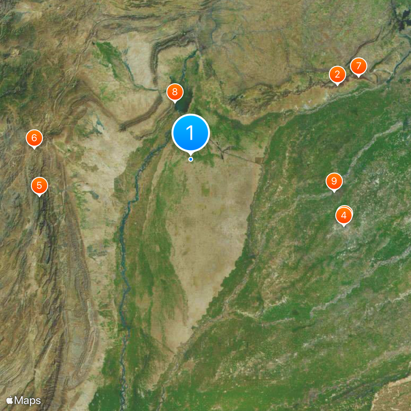 Distretto di Mianwali Mappa