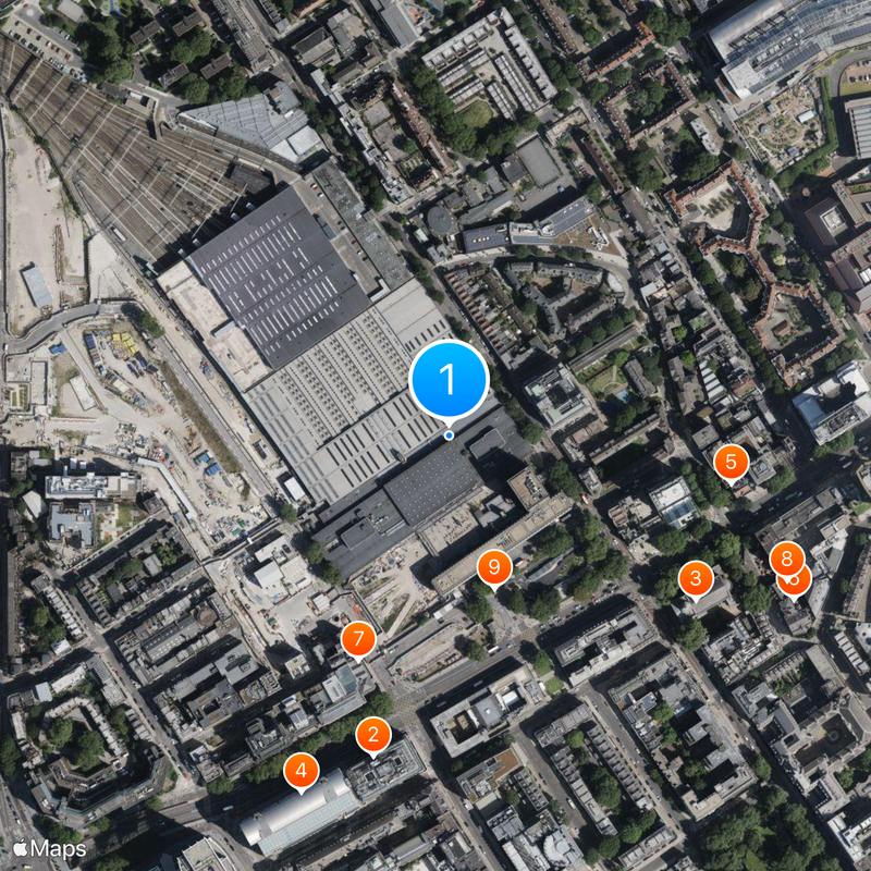 Euston Station Map