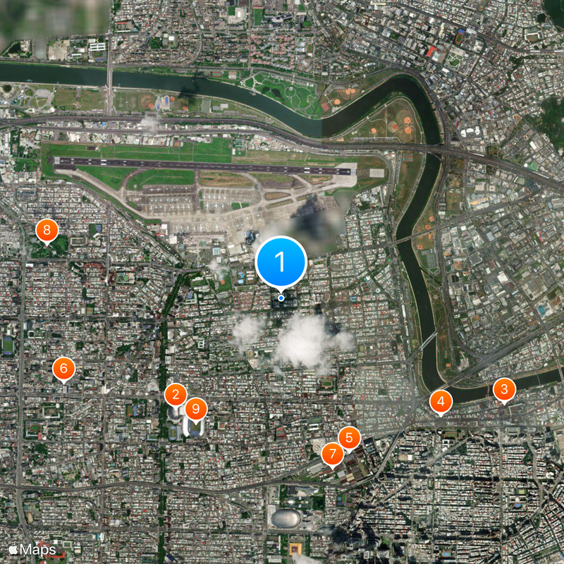 Distretto di Songshan Mappa