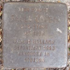 Stolperstein en memoria de Paula Cohen