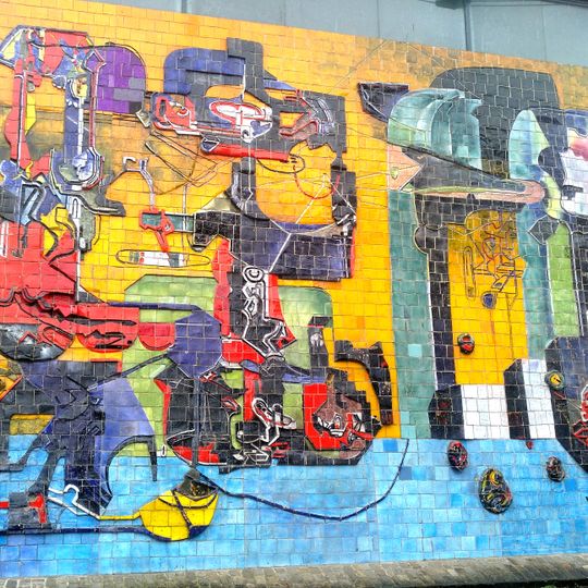 Zumetaren mural zeramikoa