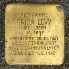 Stolperstein dedicated to Frida Levy