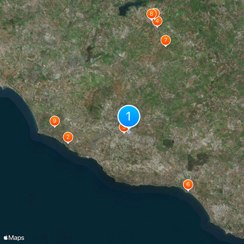Palma di Montechiaro Mapa