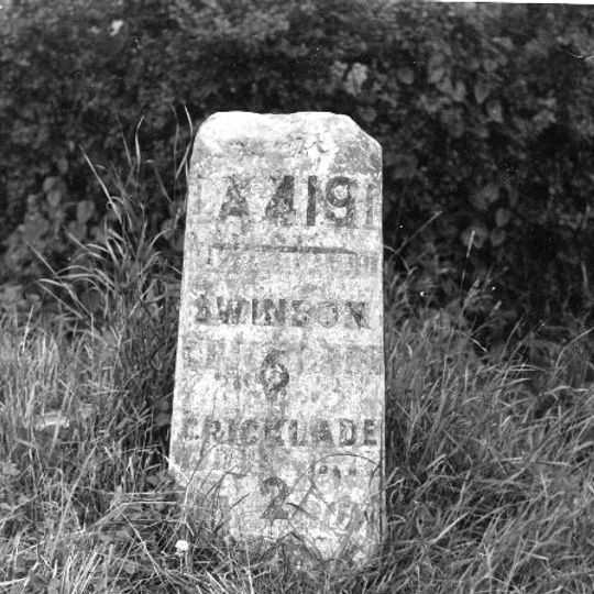 Milestone On Boundary With Cricklade Parish