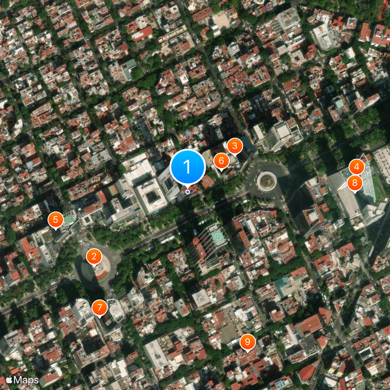 Casa de Moneda de México Mapa