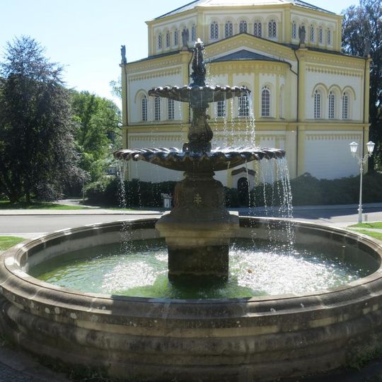 Kašna na Goethově náměstí v Mariánských Lázních