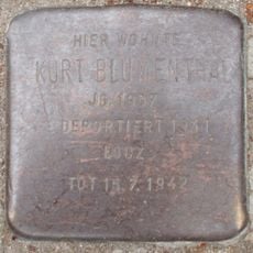 Stolperstein dedicated to Kurt Blumenthal