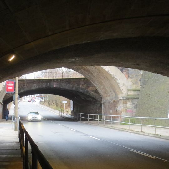 Eisenbahnbrücken Emilienstraße Chemnitz
