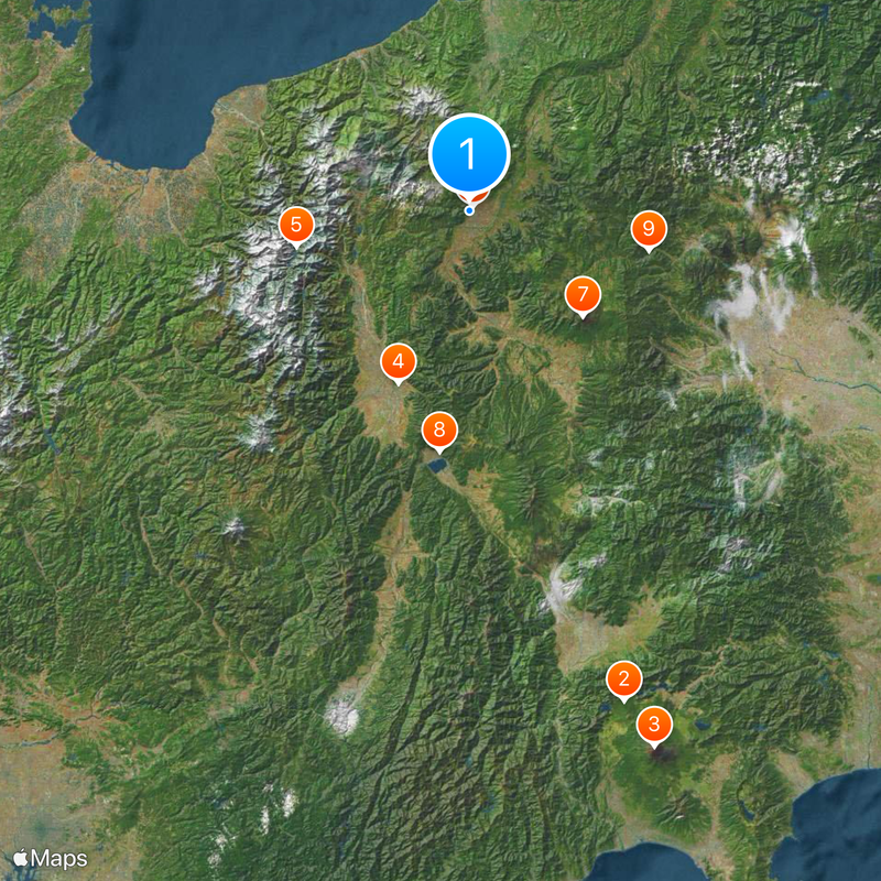 Nagano Prefecture Map