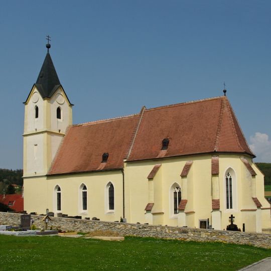 Kath. Pfarrkirche hl. Erhard und Friedhof