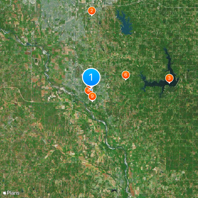 Gaylord Family Oklahoma Memorial Stadium Mappa