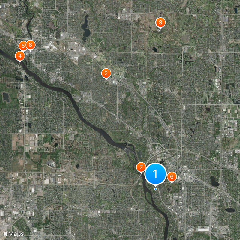 Coon Rapids Mappa