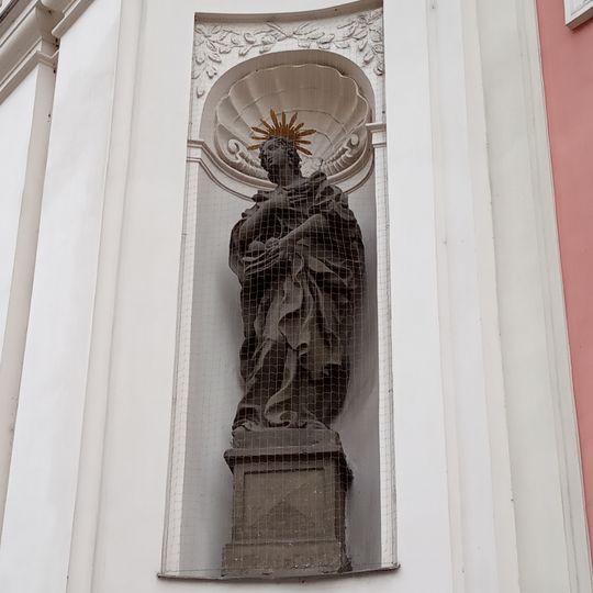 Statue of Saint Agatha at the Church of Saint Ursula