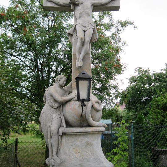 Wayside cross in Litovel
