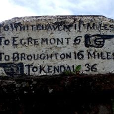 Milestone On Wall To North West Of High School House