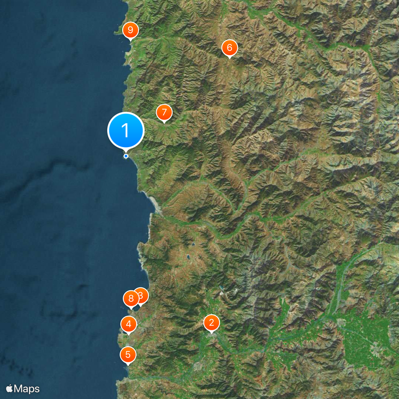 Los Molles Map