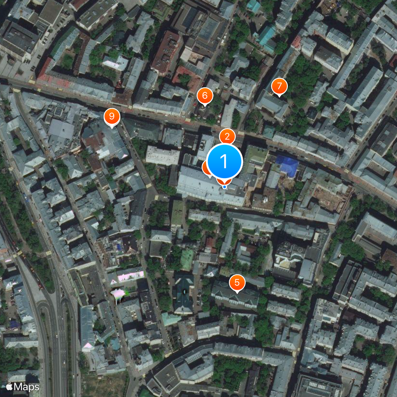 Moskauer Konservatorium Karte