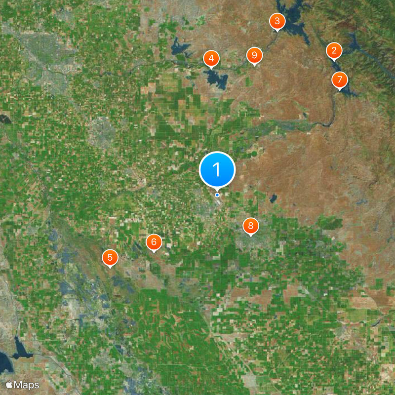 Castle Air Force Base Map