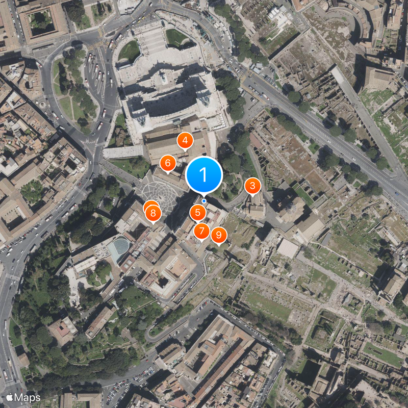 Loba capitolina Mapa