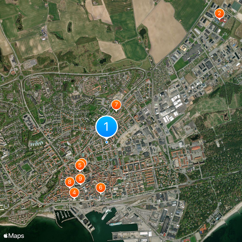 Ystad Map