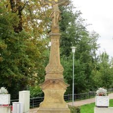 Wayside cross in Litovel (1. máje)