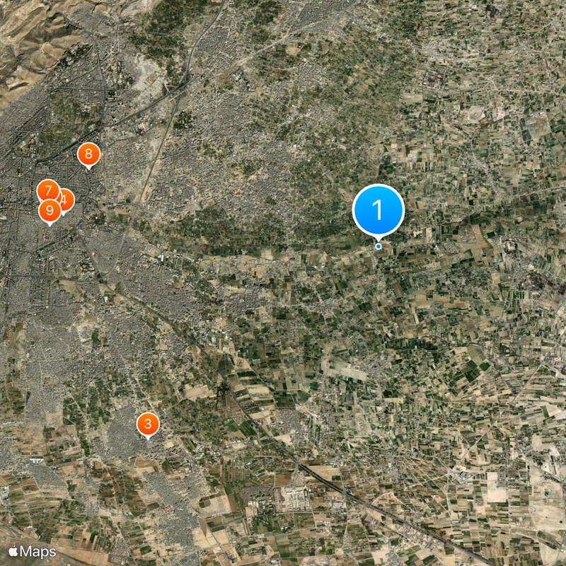 Ghouta Map