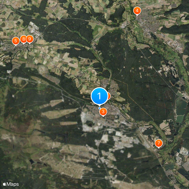 Truppenübungsplatz Grafenwöhr Map