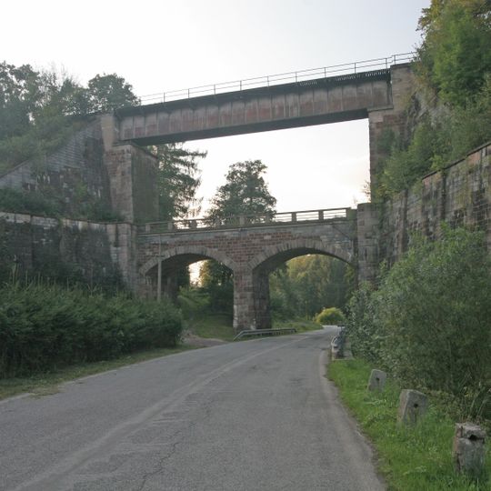 Railway bridge in Bernartice